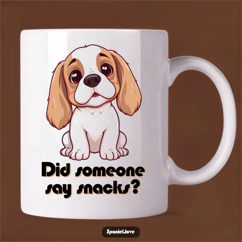 Funny Spaniel Listening Mug: A Cute Dog Coffee Cup for Pet Lovers Gift