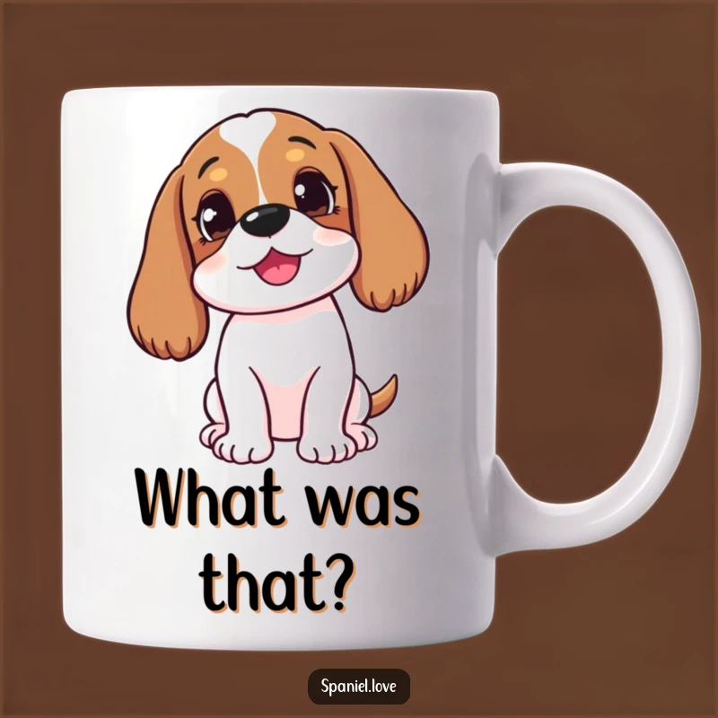 Funny Tilted Spaniel Mug: Intrigued Pup and a Hilarious Gift for Dog Lovers