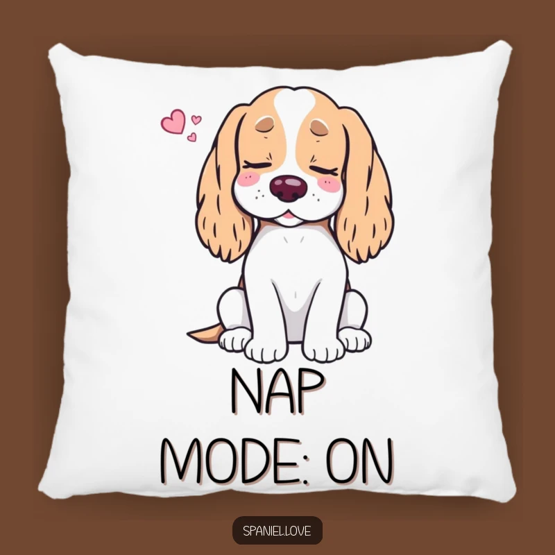 Comfy Spaniel Treat Dream Pillow: Add a Funny Touch of Canine Bliss to Your Decor