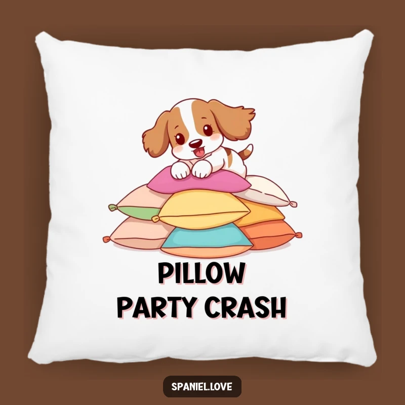 Soft Funny Spaniel Pillow Pounce Pillow: Cozy Comfort with a Smile
