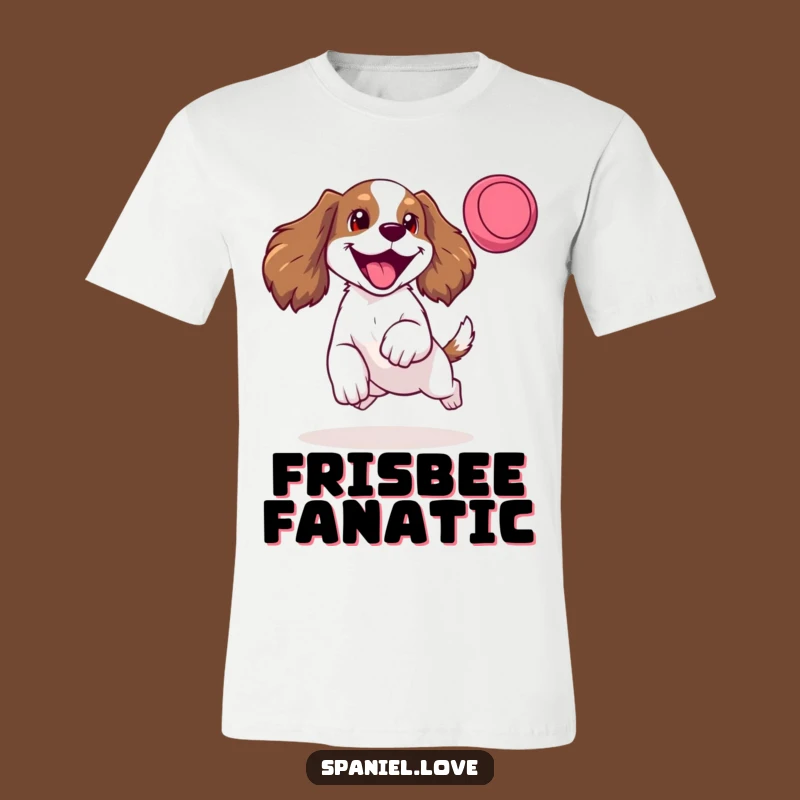 Funny Spaniel Frisbee T-Shirt: Unleash Hilarious Doggy Energy