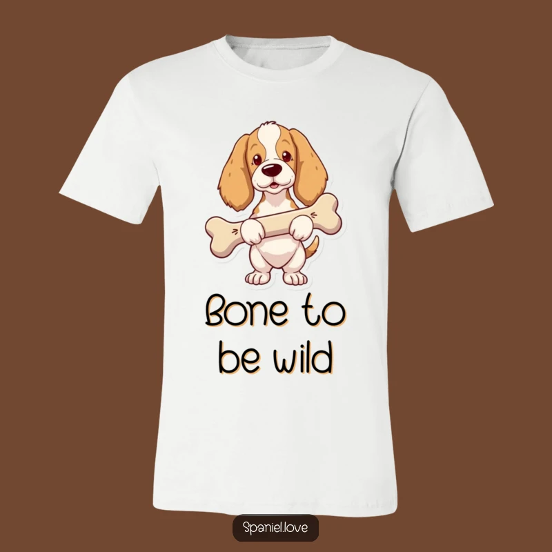 Funny Spaniel Big Bone T-Shirt: Proud Dog's Treasure, Perfect Funny Gift