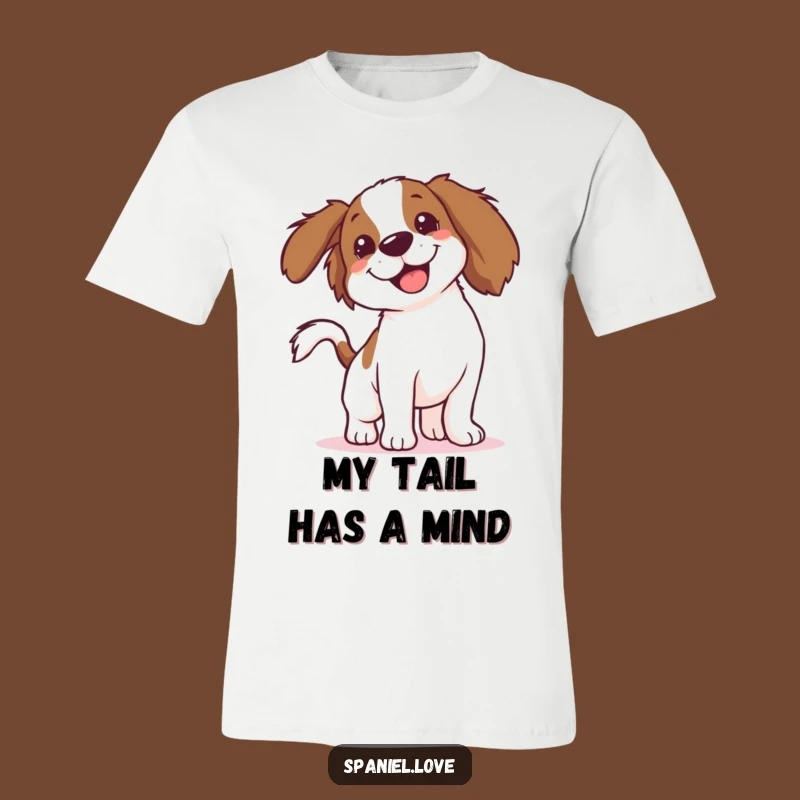 Funny Spaniel Blur T-Shirt: Hilarious Dog Lover Tee for Ultimate Comfort and Laughs