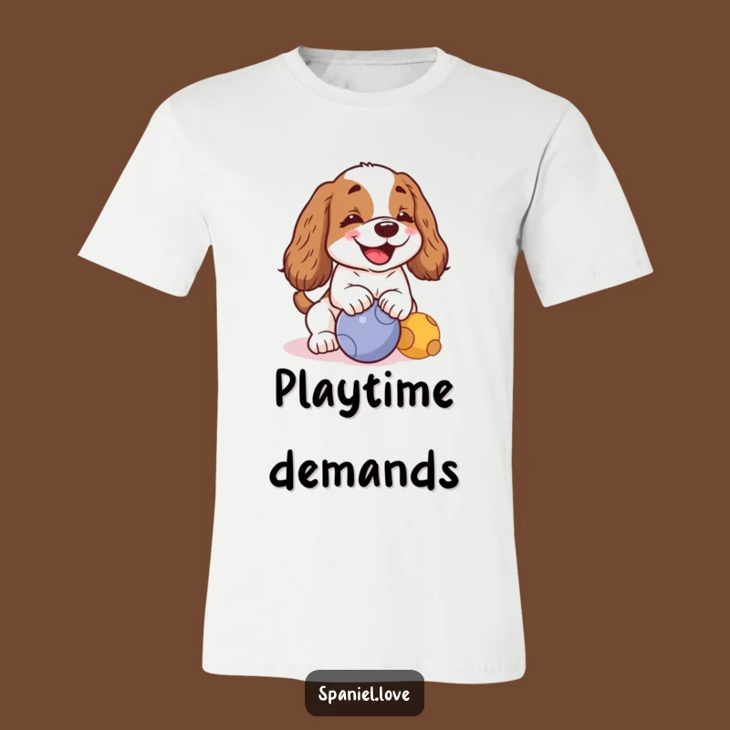 Funny Kawaii Spaniel Barking T-Shirt: Wearable Joy and a Hilarious Gift